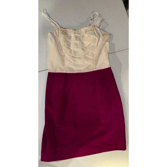 SANDRO Silk Colourblock Dress Size 2 Small NWT Retail $410 - Picture 2 of 12